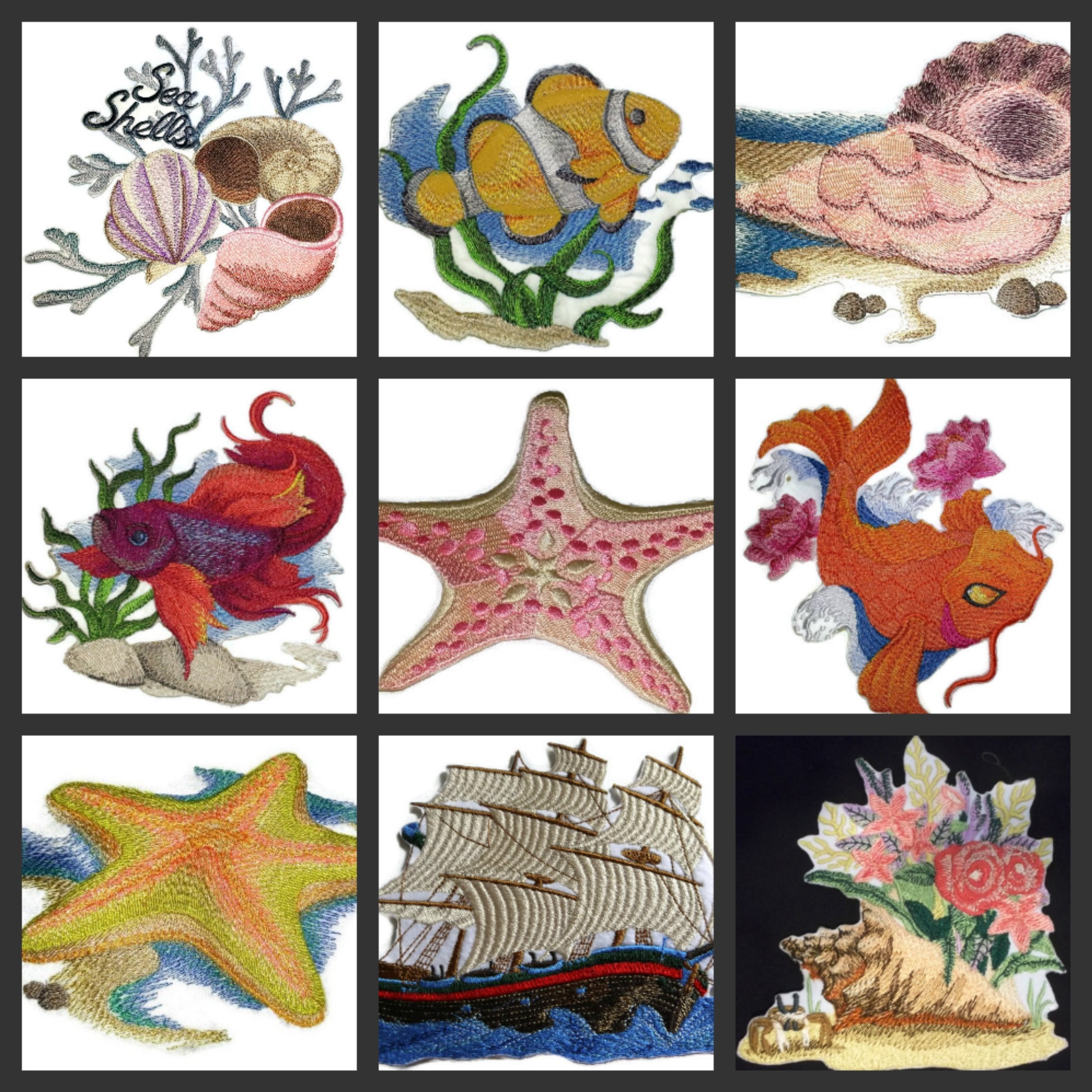 Hermosos retratos de peces personalizados de Nature's Bounty [pez dorado japonés] Parche bordado para planchar o coser [7,81" x 7,8"] Hecho en EE. UU.