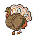 BeyondVision Happy Thanksgiving [Turkey Gobble] / (4" x 3.7") [] embroidered iron-on patch