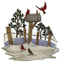 BeyondVision Winter Bonanza [ Seasonal Delivery Winter ] / (7" x 7") [] embroidered iron-on patch