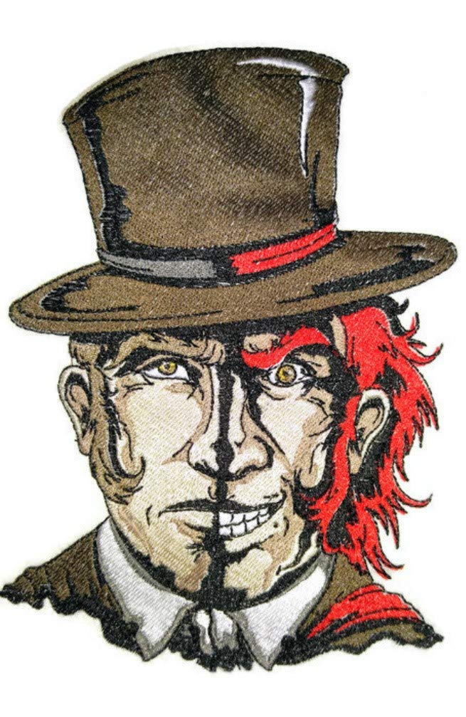 Custom and Unique Happy Halloween [Classic Monster Portraits-4] Embroidered Iron on/Sew Patch (7.8" x 6") [Made in USA]