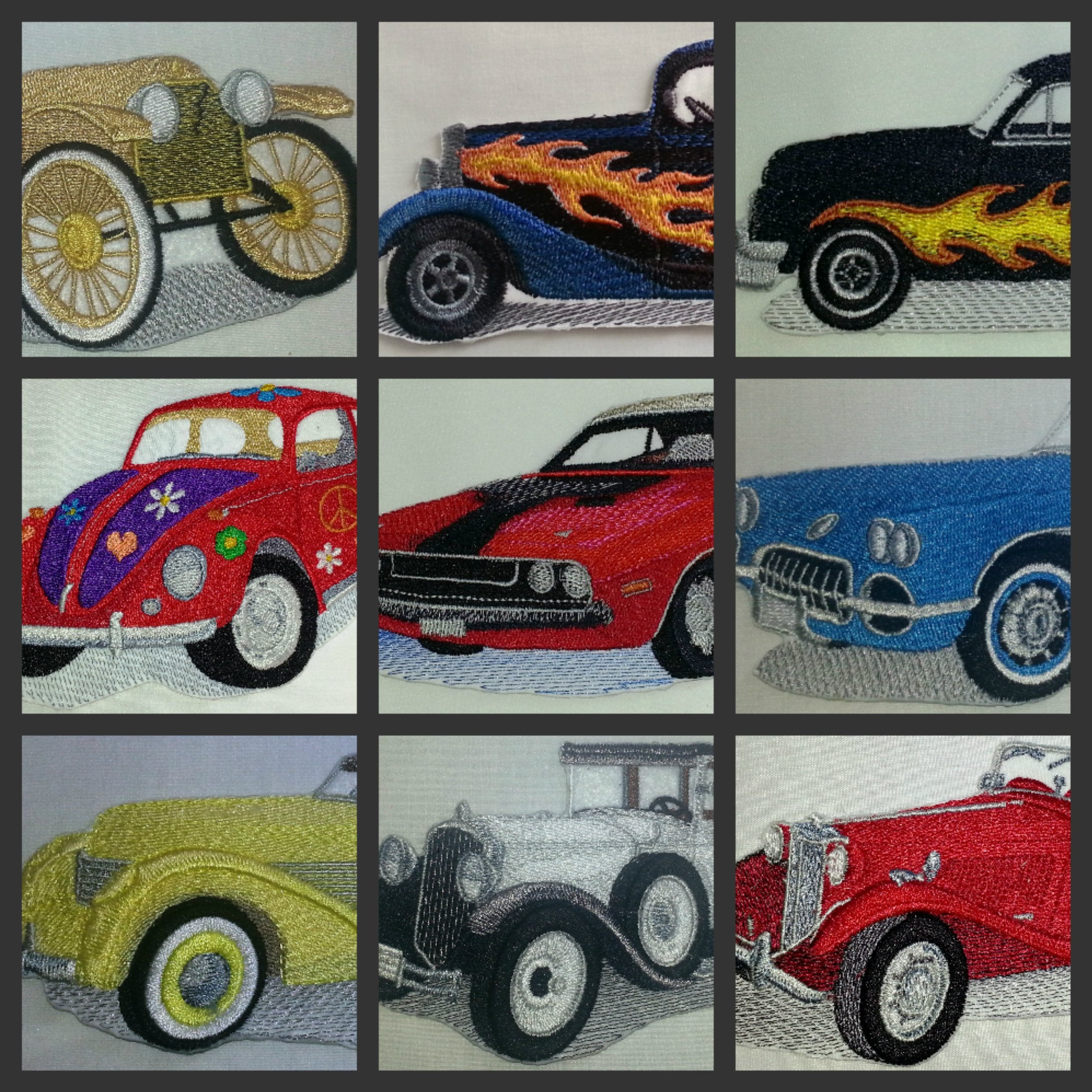 Colección de Autos Clásicos [Dodge Challenger] [Historia del Automóvil Americano Bordada] Parche Bordado para Planchar o Coser [6.52" x 3"] Hecho en EE. UU.