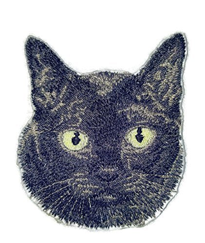 Impresionantes retratos de gatos personalizados [Cara de gato birmano] Parche bordado para planchar o coser [10 x 7,6 cm] Hecho en EE. UU.