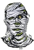 Set of 3 Classic Monster Mash & Horror Embroidered Patches (7.8" Large Appliques) | Iron-On or Sew-On Halloween Costume Patches for Jackets & Vests Component