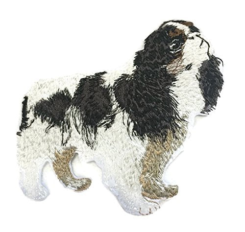 Amazing Custom Dog Portraits [ King charles Spaniel [Custom and Unique] Embroidered Iron on/Sew patch [4.3"5"] [Made in USA]
