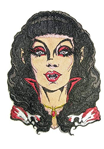 Custom and Unique Happy Halloween [Classic Monster Portraits-5] Embroidered Iron on/Sew Patch (7.8" x 6") [Made in USA]