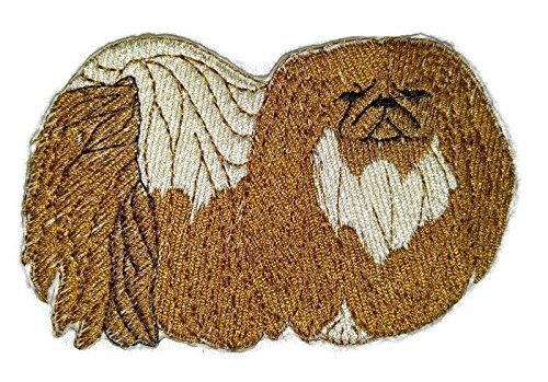 Amazing Custom Dog Portraits [Pekingese] Embroidery Iron On/Sew Patch (5" x 3.3")[Made in USA]