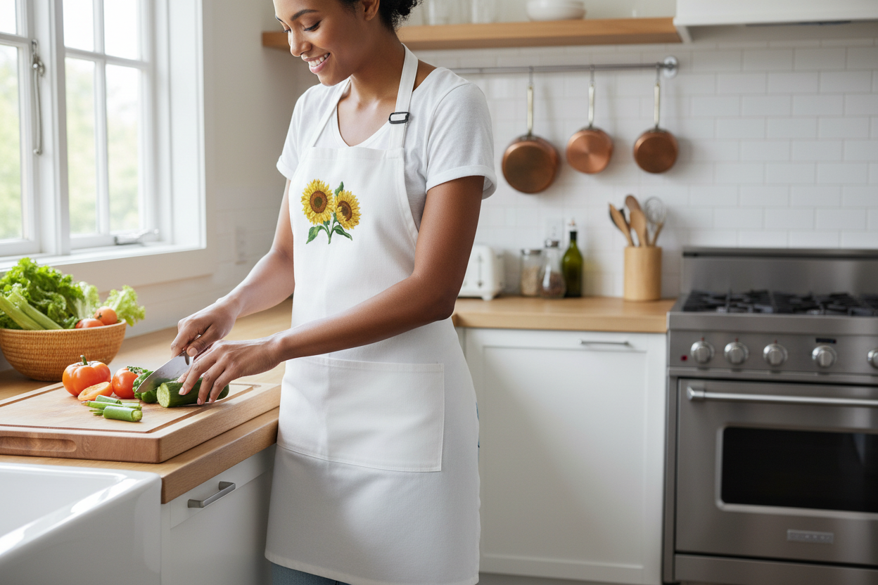 Sunflowers in Bloom Embroidered Patch DIY Iron-On or Sew-On Floral Applique for Jackets, Bags & Custom Fashion (6.19" x 5.86")