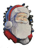 Beyond Vision Merry Christmas [ Magic at Christmas Santa ] / (5.85" x 7.82") embroidered iron-on patch