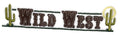 Beyond Vision Wild West / (6.85" x 1.52") embroidered iron-on patch