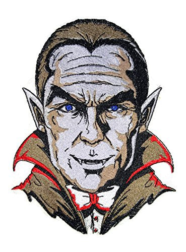 Custom and Unique Happy Halloween [Classic Monster Portraits-2 ] Embroidered Iron on/Sew Patch (7.8" x 6") [Made in USA]