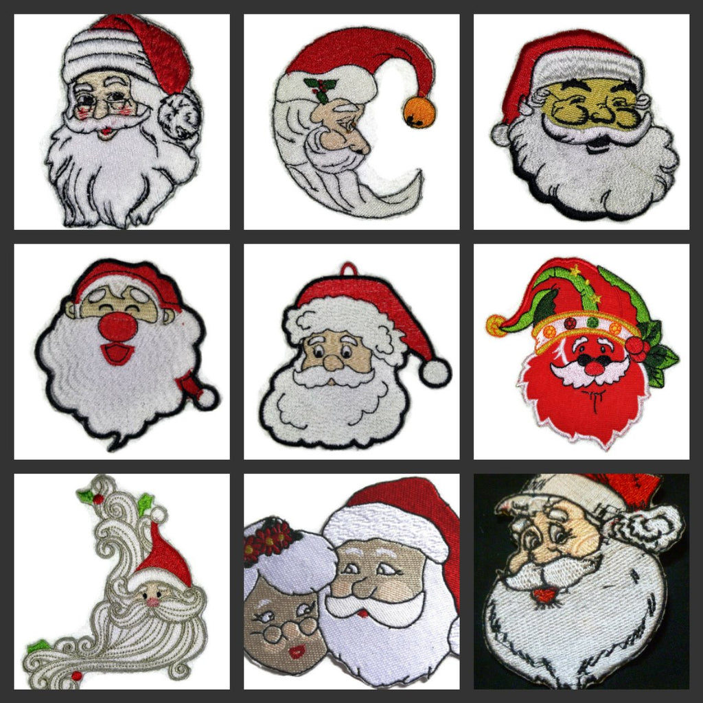 Beyond Vision Merry Christmas [ Magic at Christmas Santa ] Embroidered Iron on/Sew Patch (5.85" x 7.82")