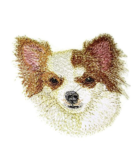 Amazing Dog Faces [Chihuahua] Embroidery Iron On/Sew Patch (4" x 3.63")[Made in USA]