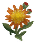 Fox and Cubs (5.85" x 6.99") embroidered iron-on patch