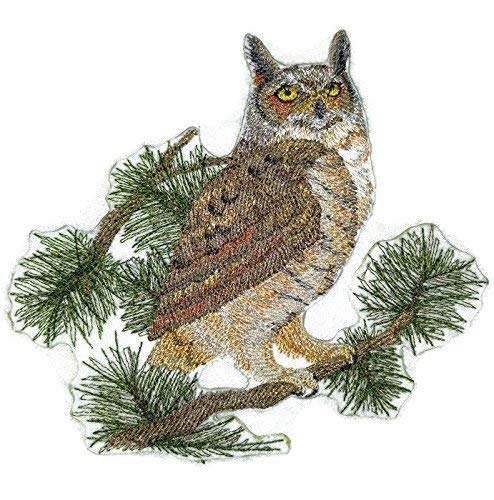 Set of 3 Majestic Birds of Prey Wildlife 3-Pack Embroidered Patches | Iron-On or Sew-On Appliques for Jackets, Vests & DIY Crafts Component
