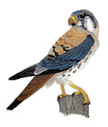 American Kestrel (5" x 4") embroidered iron-on patch