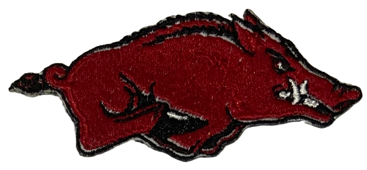 Arkansas Razorbacks embroidered iron-on patch