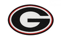 Georgia Bulldogs embroidered iron-on patch