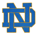 Notre Dame Irish embroidered iron-on patch