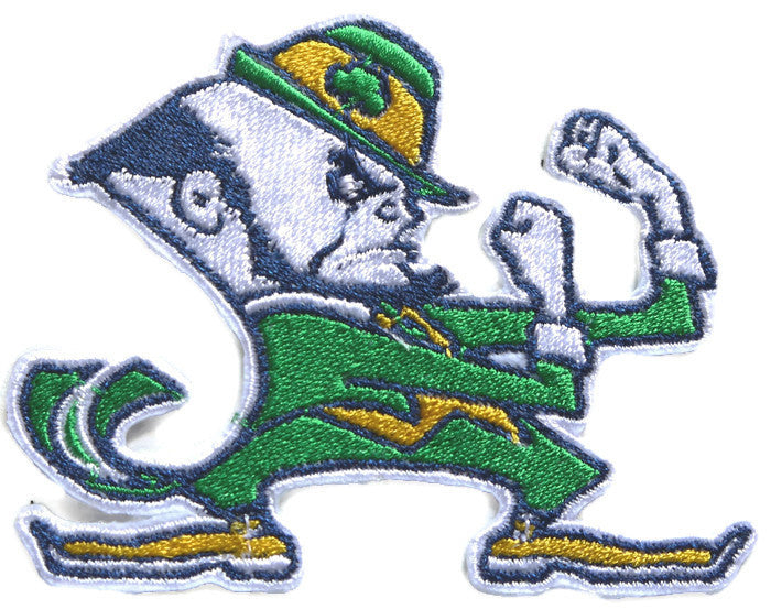 Notre Dame Irish embroidered iron-on patch