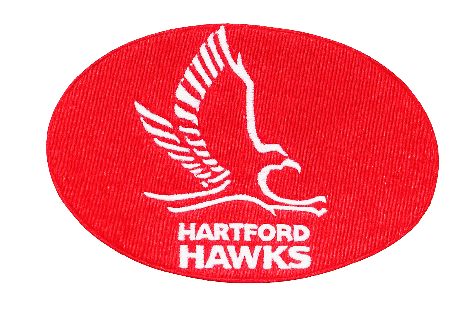 Hartford Hawks embroidered iron-on patch