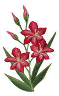 Beyond Vision Gladiola Embroidered Patch, 5.58"(w) x 9.4"(h)