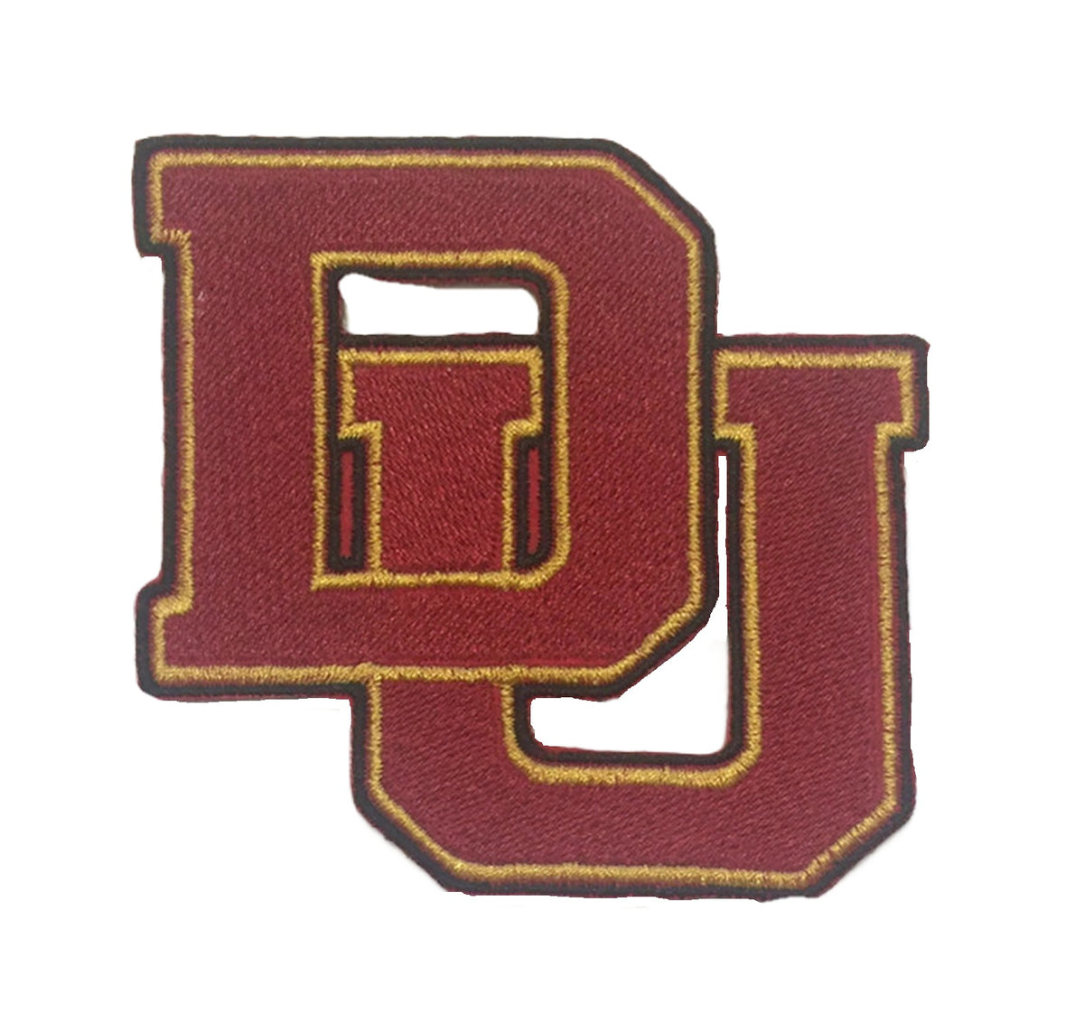 Denver Pioneers embroidered iron-on patch