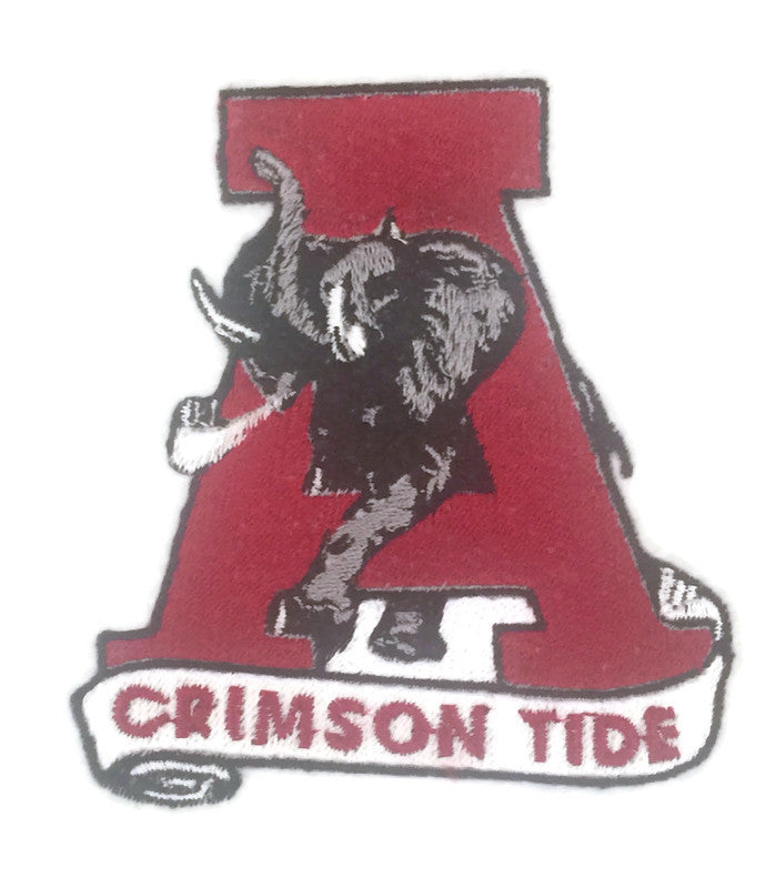 Alabama Crimson Tide embroidered iron-on patch
