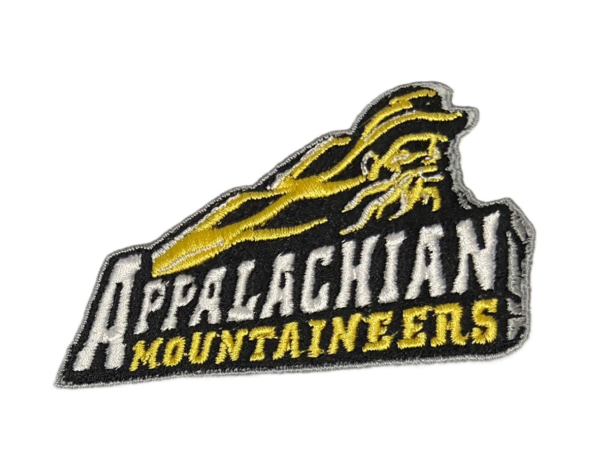 Appalachian state Mountaineers embroidered iron-on patch
