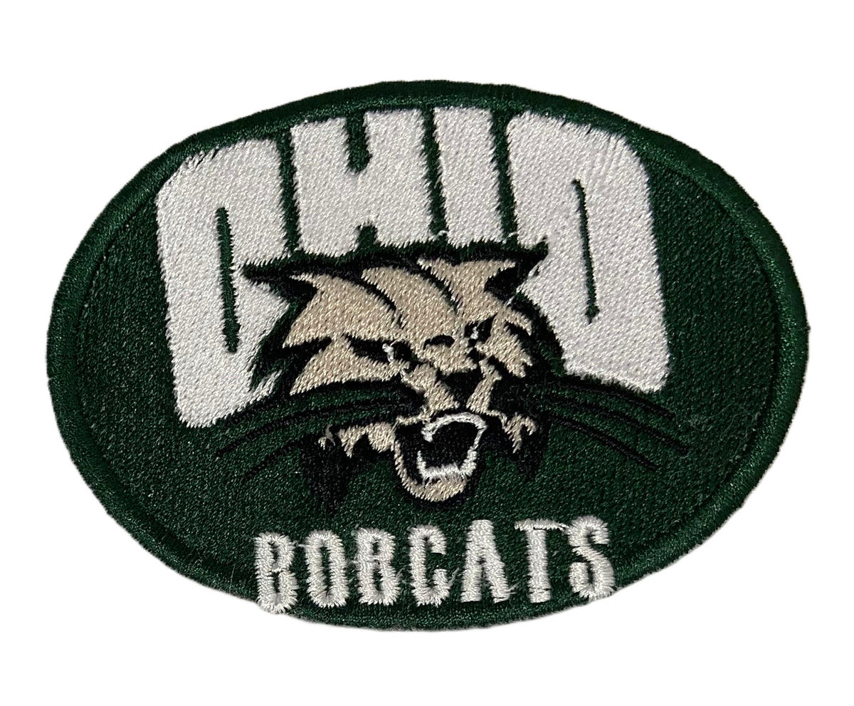 Ohio Bobcats embroidered iron-on patch