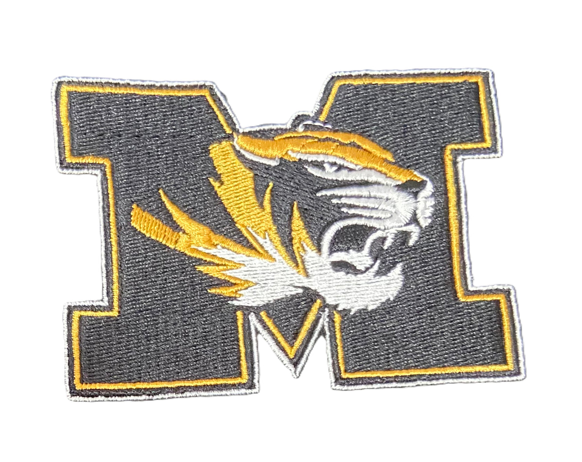 Missouri Tigers Embroidered Patch | Iron-On or Sew-On | College Football Applique for Fan vest, Duffel bag & DIY Fashion