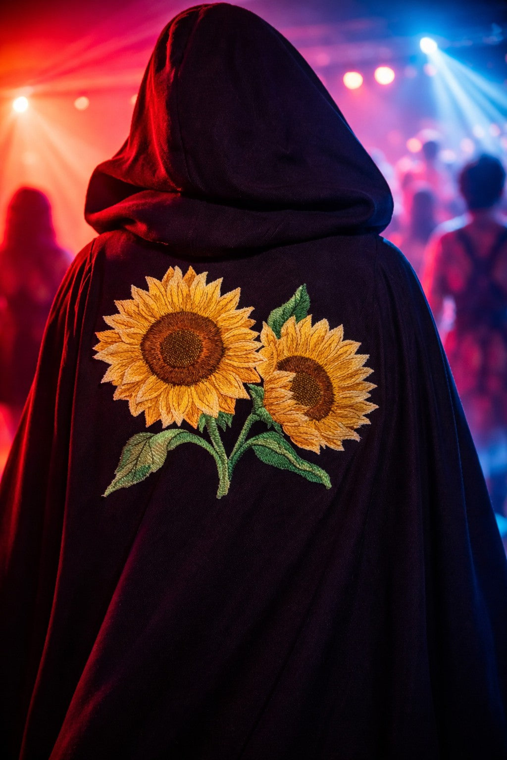 Sunflowers in Bloom Embroidered Patch DIY Iron-On or Sew-On Floral Applique for Jackets, Bags & Custom Fashion (6.19" x 5.86")