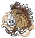 Spirit of Stallions [Spirit of Stallion No.1 ] [] / (5" x 5")*"] [] embroidered iron-on patch