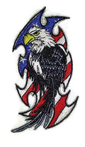 American Eagle (5" x 3") embroidered iron-on patch