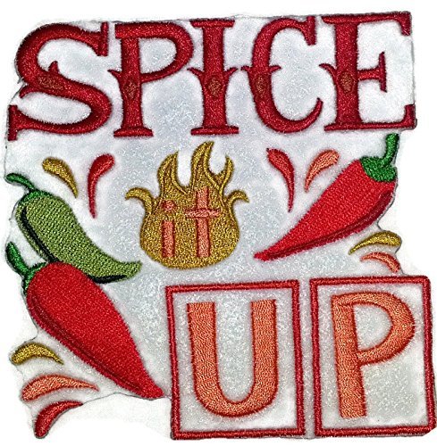 Lets go outback for BBQ Apron Design [Spice It Up] Embroidered Iron On/Sew patch (4.48" x 4.48") Made in USA]