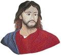 BeyondVision Jesus of Nazareth / (8" x 8") [] embroidered iron-on patch