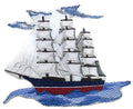 Ocean Calling [ Cutty Sark] / (6.5" x 4.8") ] embroidered iron-on patch