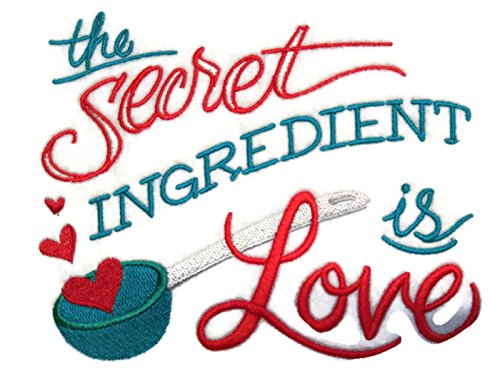 Lets go Outback for BBQ Apron Design [Secret Ingredient is Love] Embroidered Iron On/Sew Patch (6" x 4.8") Made in USA]