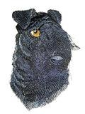 Kerry Blue Terrier Dog Face (5.5" x 4") embroidered iron-on patch