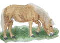 Beyond Vision Horse [ Shetland Pony ] / (6.17" x 4.14") embroidered iron-on patch