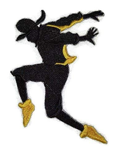 BeyondVision Let's Dance Custom and Unique Embroidered [Hip Hop Silhouette Left Posture] Embroidered Iron on/Sew Patch (5.5" x 4") [Made in USA]