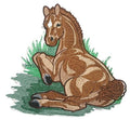 Spirit of Stallions [Horse Foal ] [] / (6.5" x 5.5") [] embroidered iron-on patch