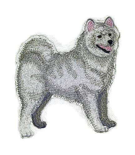 Amazing Custom Dog Portraits [Samoyed] Embroidered Iron On/Sew Patch (5" x 4.5")[Made in USA]