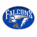 Air Force Falcons patch cleanup