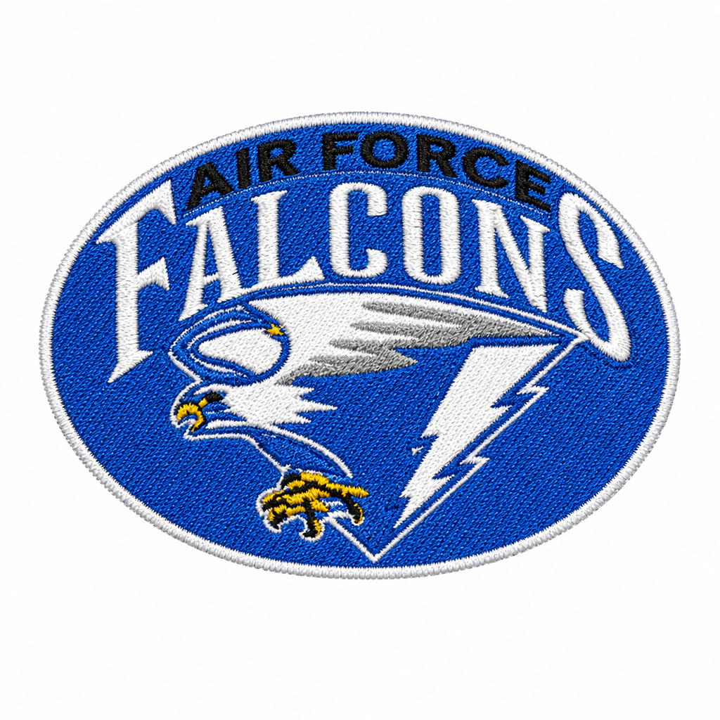 Air Force Falcons patch cleanup