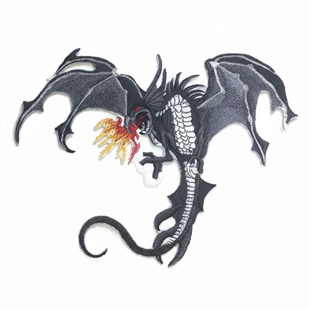Amazon-compliant dragon patch product image