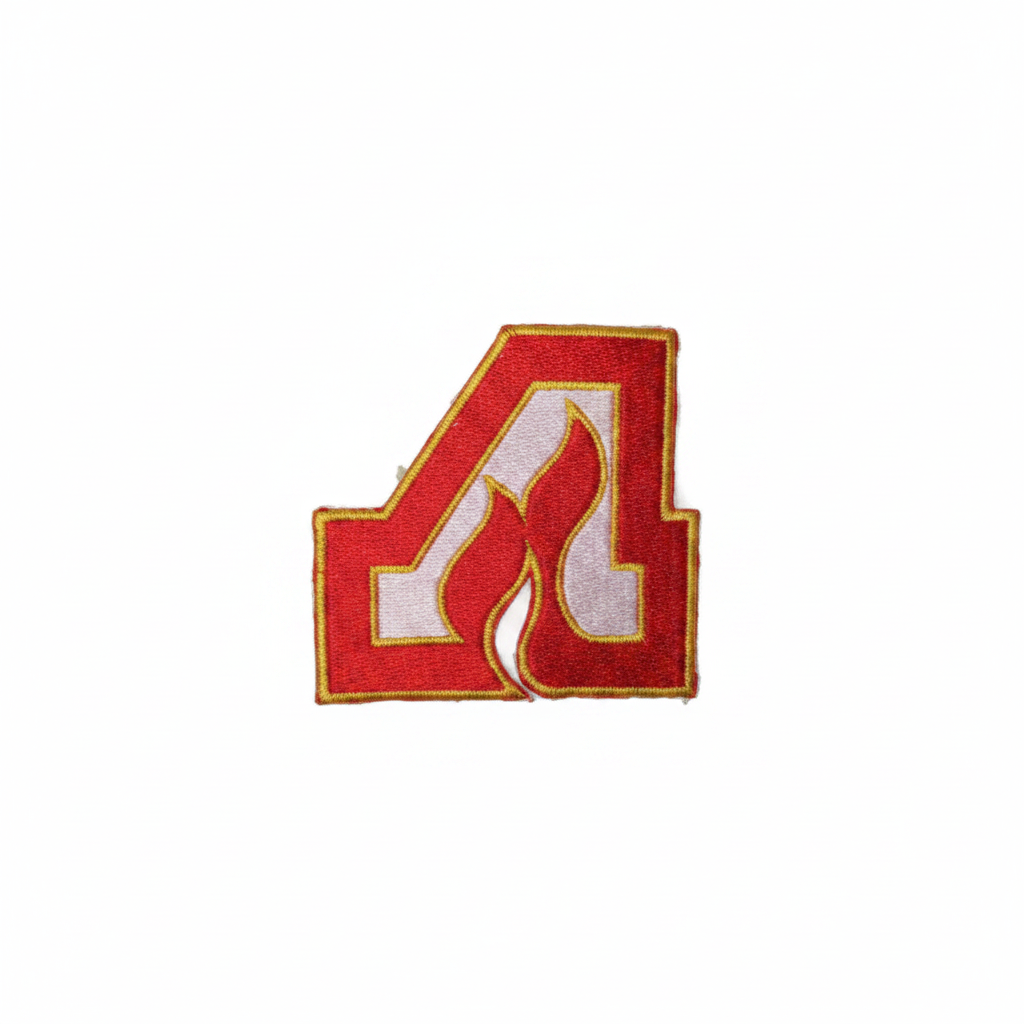 Atlanta Flames (Throwback) embroidered iron-on patch