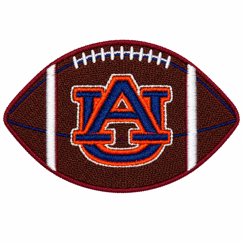 Auburn football patch cleanup