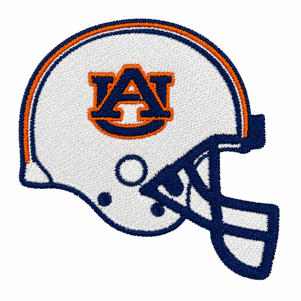 Auburn helmet patch cleanup