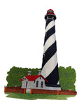 St. Augustine Lighthouse (5.85" x 8.14") embroidered iron-on patch