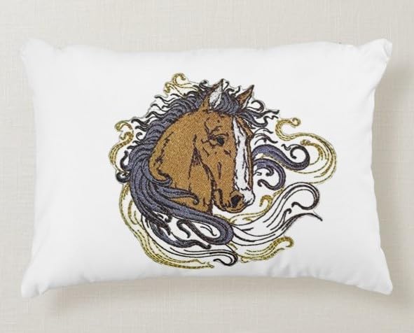 Parche bordado para planchar o coser, personalizado y único, Spirit of Horse [Spirit of Stallion n.° 7] de 5" x 5"